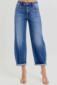 Lily High Rise Barrel Jeans