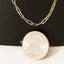Gold Dipped Chain Link Necklace: G