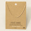 Gold Dipped Cz Chain Link Necklace: G