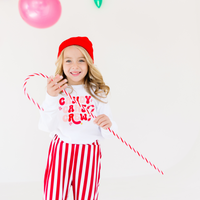 Candy Cane Crew Sweater