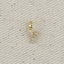 18k Gold filled  Micro CZ Initial Letter Charm