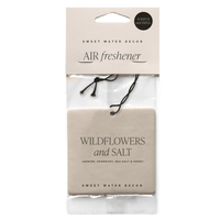 Wildflowers and Salt Hanging Air Freshener