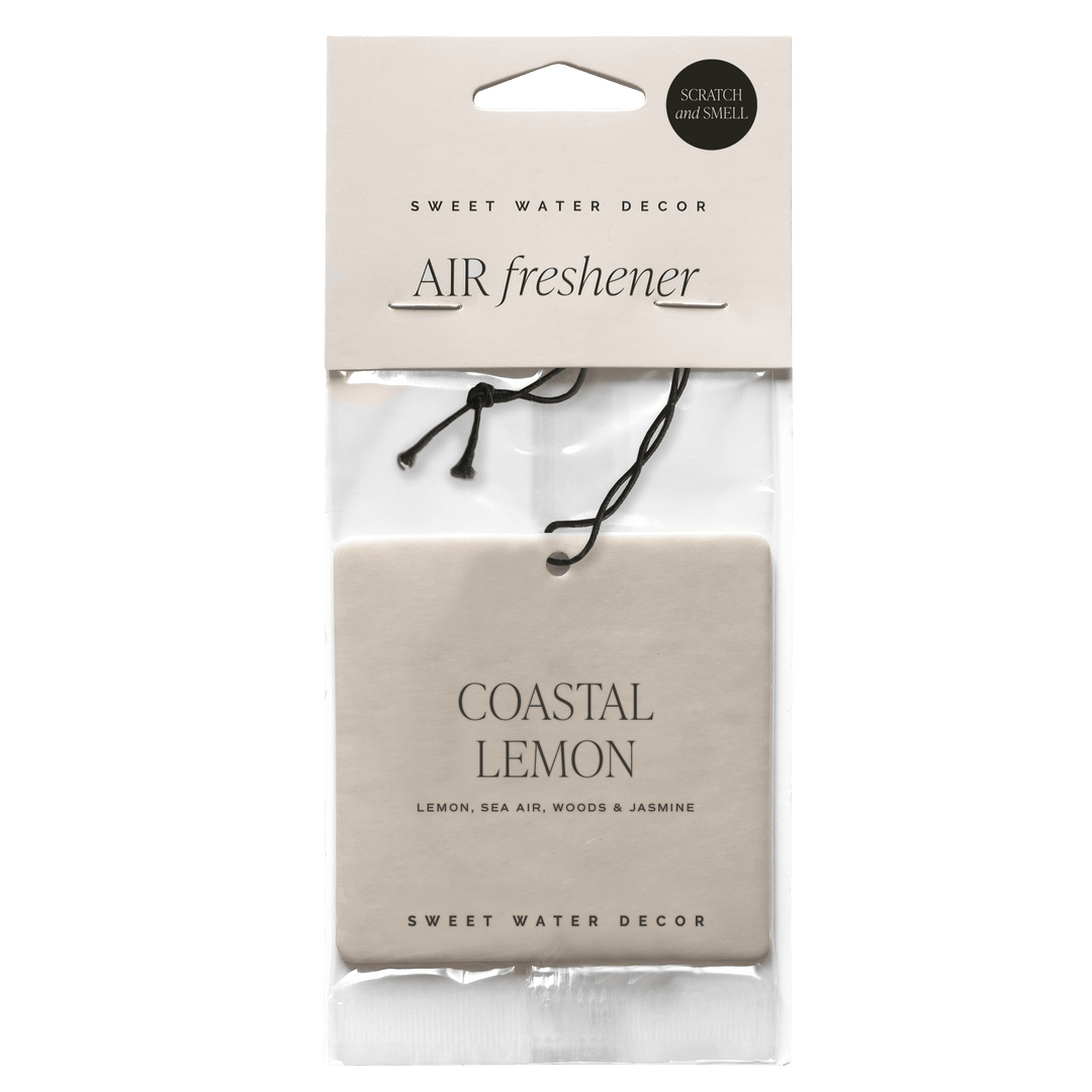 Coastal Lemon Hanging Air Freshener