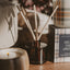 Warm and Cozy Amber Tinted Glass Jar Reed Diffuser