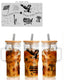 America's 250th 24oz Glass Tumbler With Handle