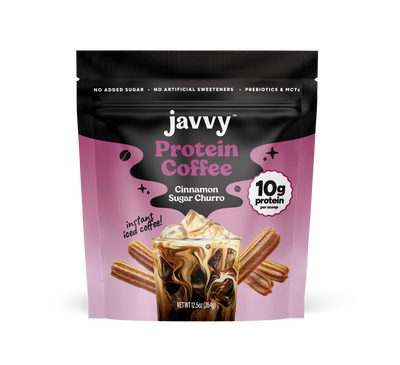 Javvy Protein Coffee: Cinnamon Sugar Churro