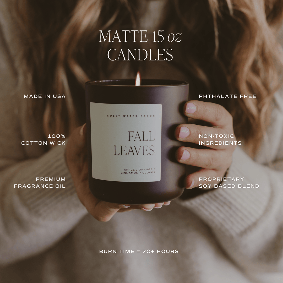 Cozy Season Soy Candle - Brown Matte Jar - 15 oz