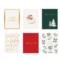 Assorted Holiday Card Set - Pack of 12