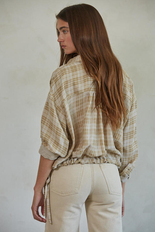 All Mine Shirt Top: Taupe