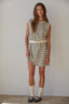 Swen Striped Sleeveless Mini Dress