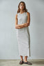 Alena Striped Ribbed Maxi