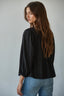 Bow Kisses Top: Black