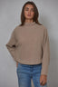 Pascal Mock Pullover Top: Latte