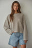 Cameron Pullover Top: Grey