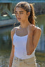 Essential Solid Cami: White