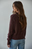 Uptown Mock Sweater: Dark Brown