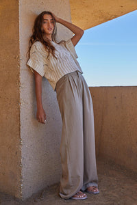 Cali Crochet Top: Cream