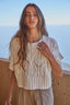 Cali Crochet Top: Cream