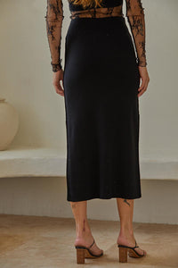 Que Sera Sera Skirt: Black