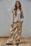 Manon Whipstitch Sweater: Mocha
