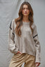 Manon Whipstitch Sweater: Mocha