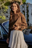 Bronte Pullover: Brown