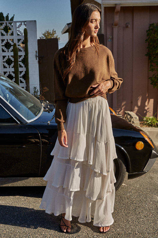 Bronte Pullover: Brown