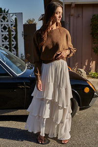 Bronte Pullover: Brown