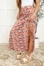 Be Home Soon Floral Maxi Skirt