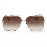 Bella Coffee - Tangle Free Aviator Sunglasses