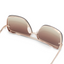 Bella Coffee - Tangle Free Aviator Sunglasses