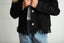 Black Fringe Denim Jacket