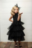Black Tiered Dress