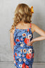 Blue Floral Jumpsuit