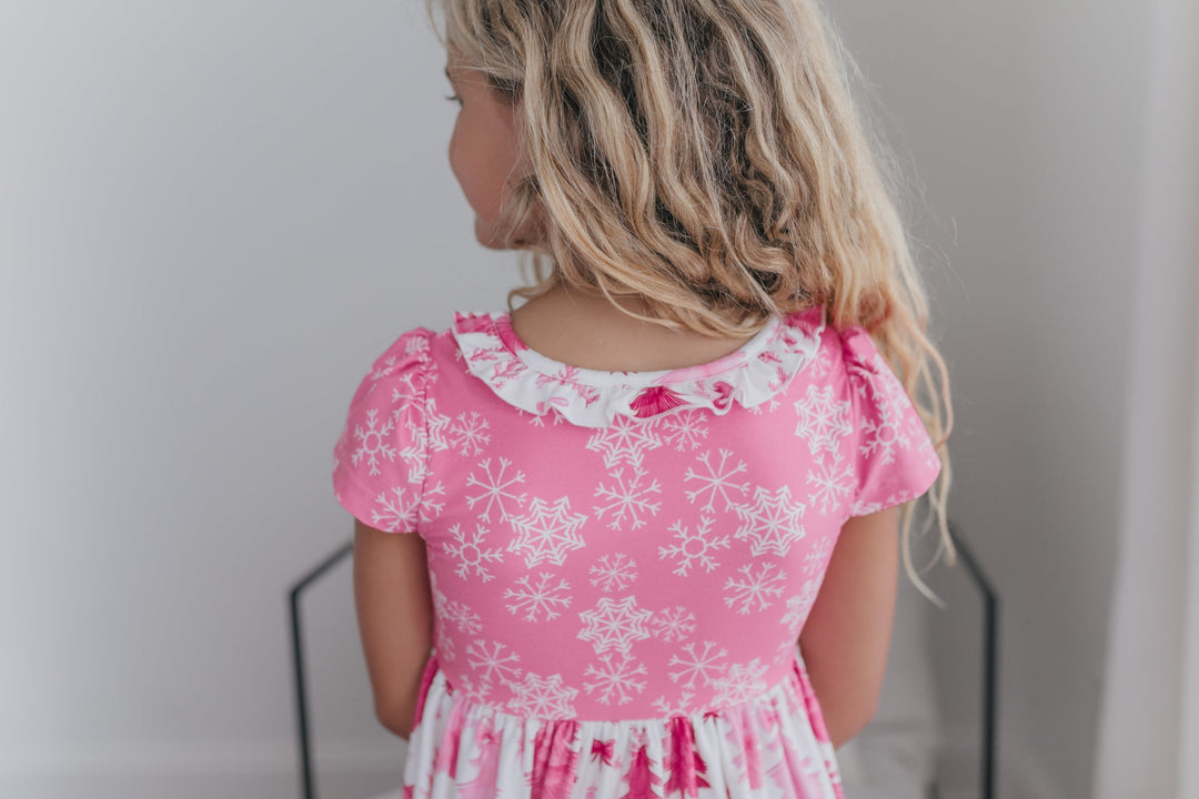 Bright Pink Tree Lounge Gown