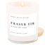 Fraser Fir Soy Candle - White Jar - 11 oz