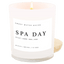 Spa Day Soy Candle - White Jar - 11 oz