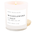 Wildflowers and Salt Soy Candle - White Jar - 11 oz
