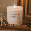 Blackwood Cherry Soy Candle - White Jar - 11 oz