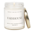 Farmhouse Soy Candle - Clear Jar - 9 oz