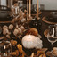 Warm and Cozy Soy Candle - White Translucent Glass Pumpkin Jar - 20 oz
