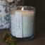 Salt and Sea Soy Candle - Blue Tinted Glass Jar - 12 oz