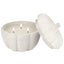 Cashmere and Vanilla Soy Candle - Cement Pumpkin Jar - 13.5 oz