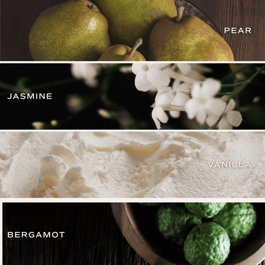 Cashmere and Vanilla Soy Candle - Clear Jar - 9 oz