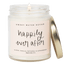 Happily Ever After Soy Candle - Clear Jar - 9 oz (Palo Santo Patchouli)