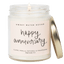 Happy Anniversary Soy Candle - Clear Jar - 9 oz (Palo Santo Patchouli)