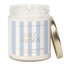 Salt and Sea Soy Patterned Candle - Clear Jar - 9 oz