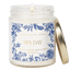 Spa Day Soy Patterned Candle - Clear Jar - 9 oz
