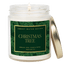 Christmas Tree Soy Candle - Patterned Clear Jar - 9 oz