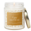 Happy Birthday Soy Candle - Clear Patterned Jar - 9 oz